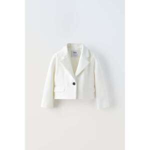 BUTTONED CROP BLAZER